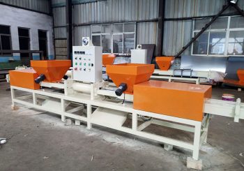 wood sawdust block making machine