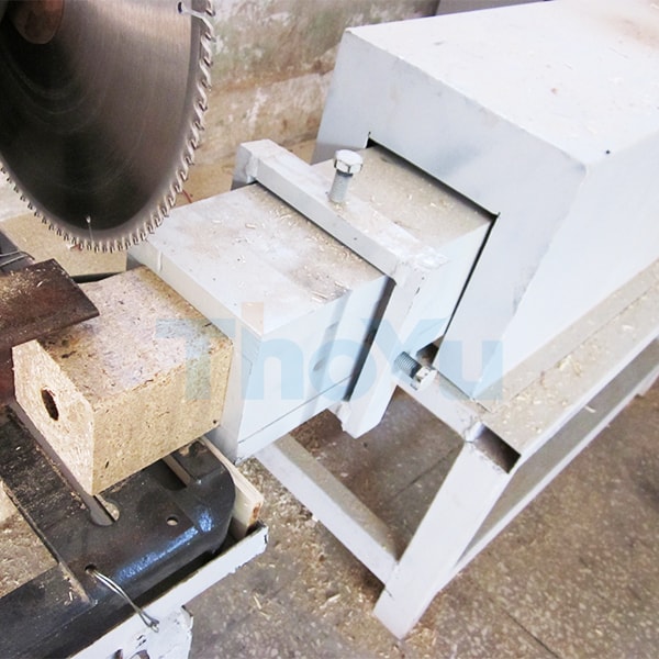 single head wood pallet block machine