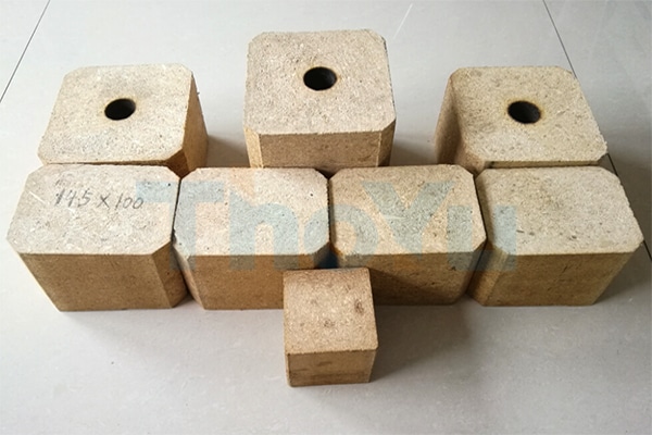 pressed pallet blocks