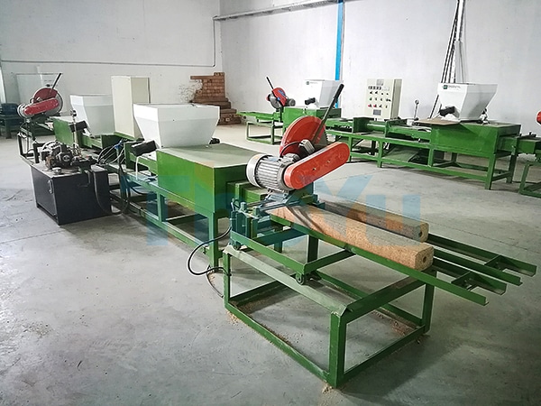 sawdust block making machine