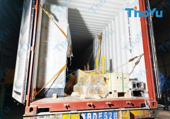 Automatic Wood Pallet Block Machine Shipped to Greece